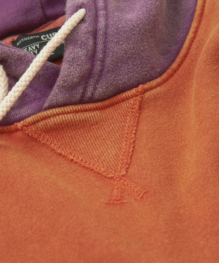 CUBE SUGAR(キューブシュガー) |【秋冬新作】CVC裏毛 裏起毛 スノーウォッシュ 配色 プルオーバー パーカー