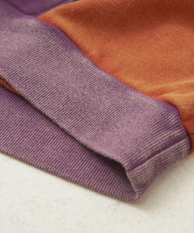 CUBE SUGAR(キューブシュガー) |【秋冬新作】CVC裏毛 裏起毛 スノーウォッシュ 配色 プルオーバー パーカー