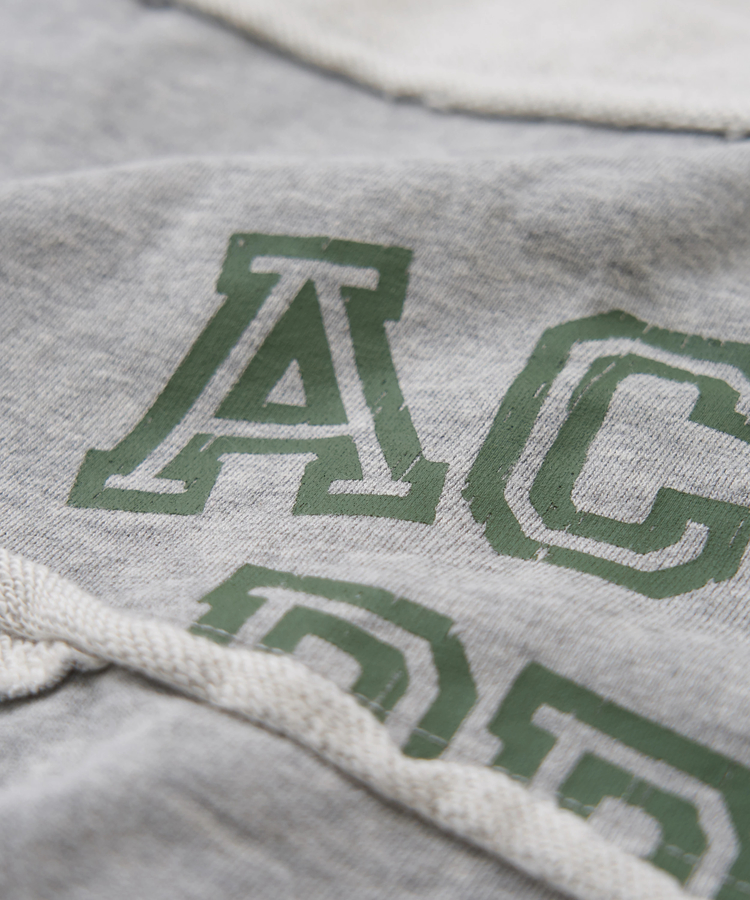 CUBE SUGAR(キューブシュガー) |【秋冬新作】パウダー加工 裏使い切替 ビッグ プルオーバー スウェット