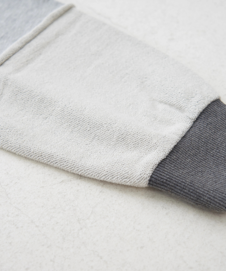 CUBE SUGAR(キューブシュガー) |【秋冬新作】パウダー加工 裏使い切替 ビッグ プルオーバー スウェット