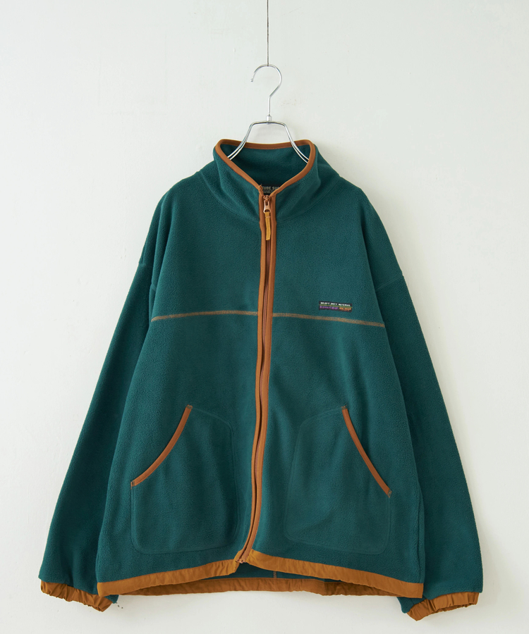 CUBE SUGAR(キューブシュガー) |【秋冬新作】フリース × ナイロン ジップアップ ブルゾン