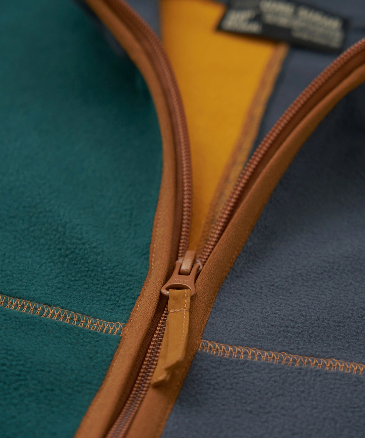 CUBE SUGAR(キューブシュガー) |【秋冬新作】フリース × ナイロン ジップアップ ブルゾン