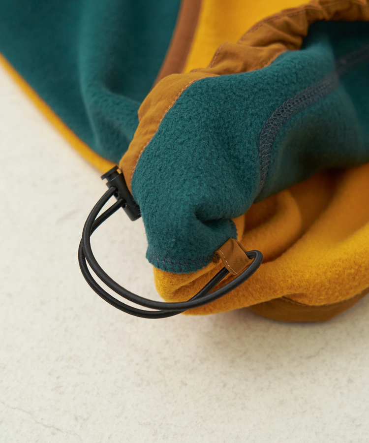 CUBE SUGAR(キューブシュガー) |【秋冬新作】フリース × ナイロン ジップアップ ブルゾン