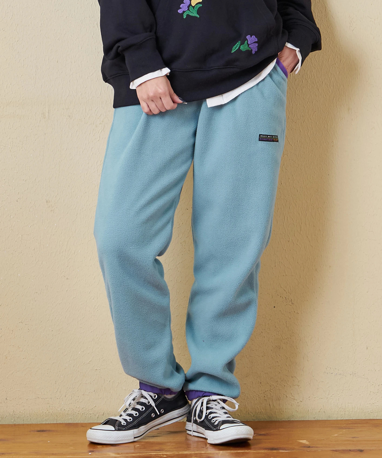 CUBE SUGAR(キューブシュガー) |【秋冬新作】フリース × ナイロン イージーパンツ