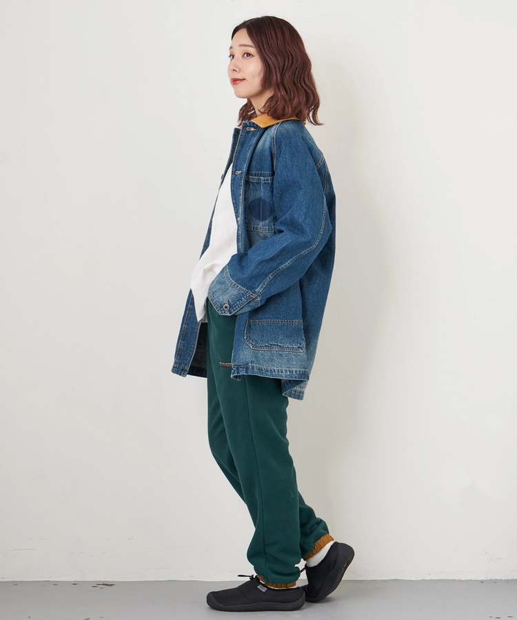 CUBE SUGAR(キューブシュガー) |【秋冬新作】フリース × ナイロン イージーパンツ