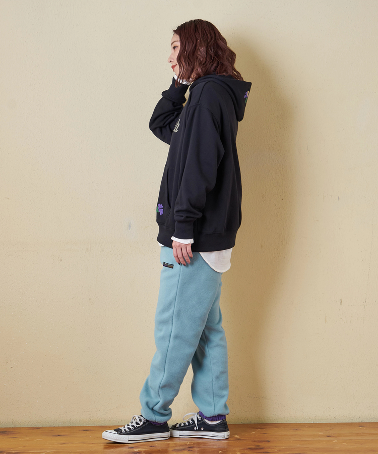 CUBE SUGAR(キューブシュガー) |【秋冬新作】フリース × ナイロン イージーパンツ