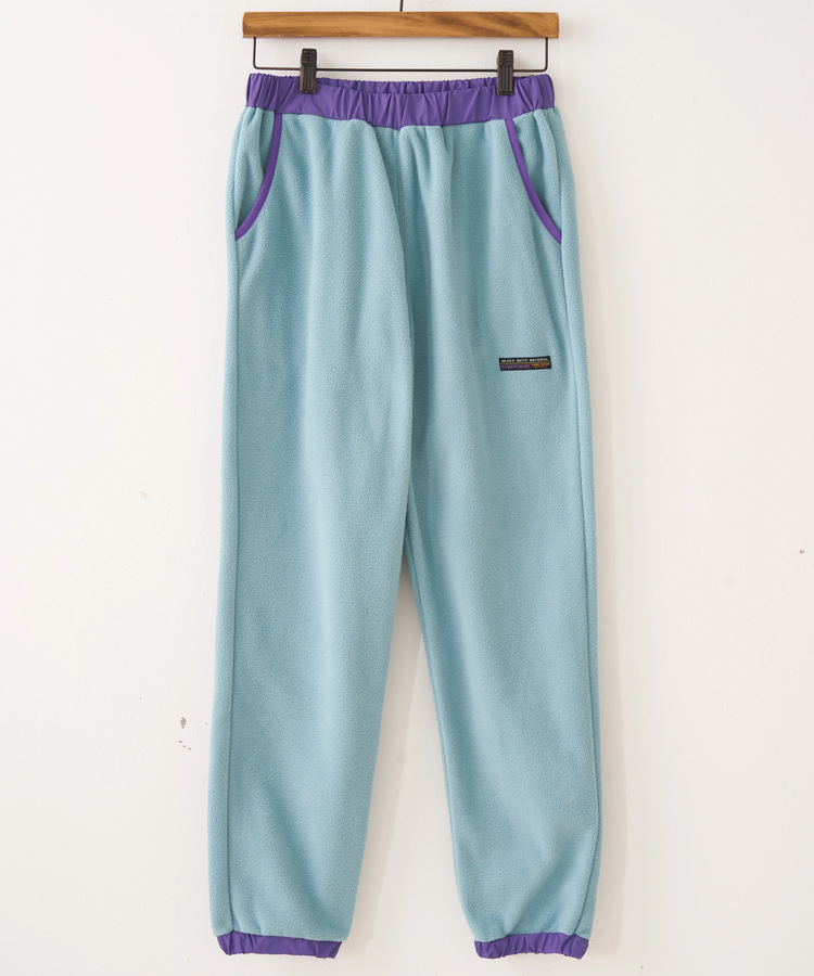 CUBE SUGAR(キューブシュガー) |【秋冬新作】フリース × ナイロン イージーパンツ