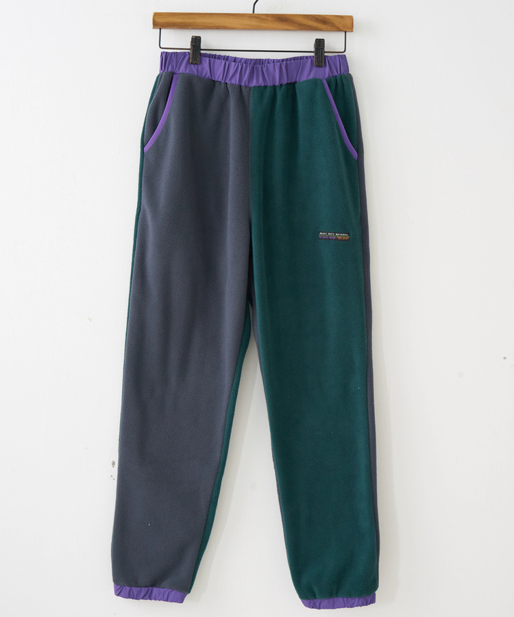 CUBE SUGAR(キューブシュガー) |【秋冬新作】フリース × ナイロン イージーパンツ