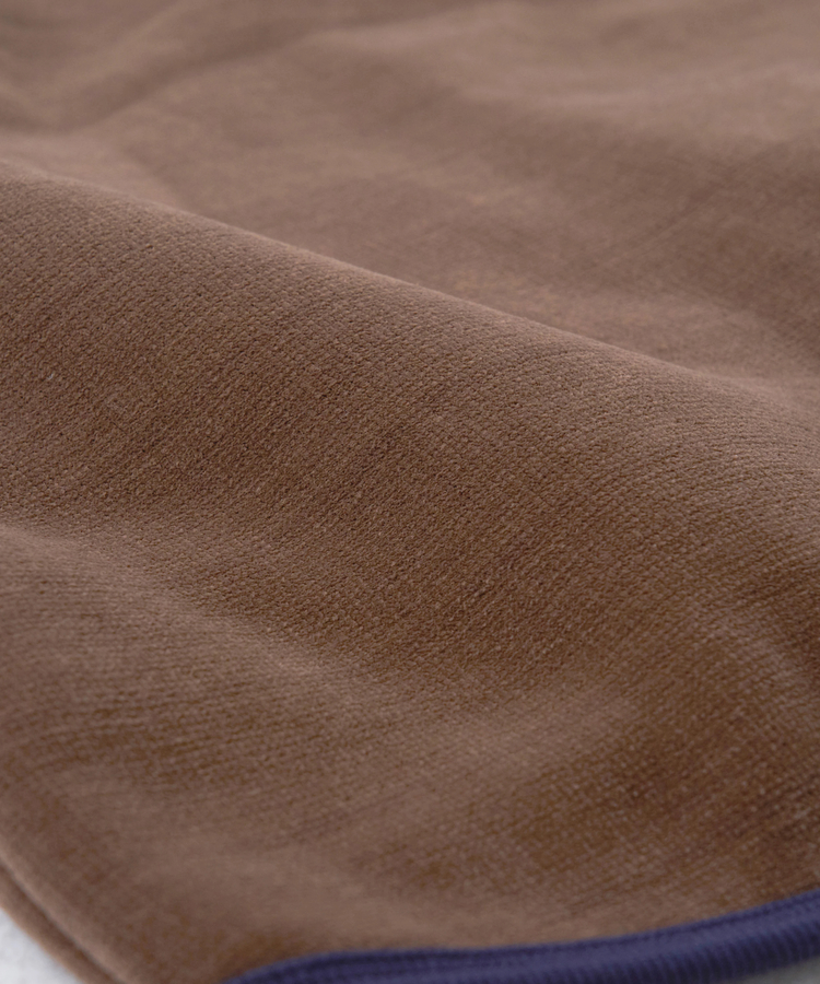 CUBE SUGAR(キューブシュガー) |【秋冬新作】裏ボア ベロア ノーカラー ジャケット