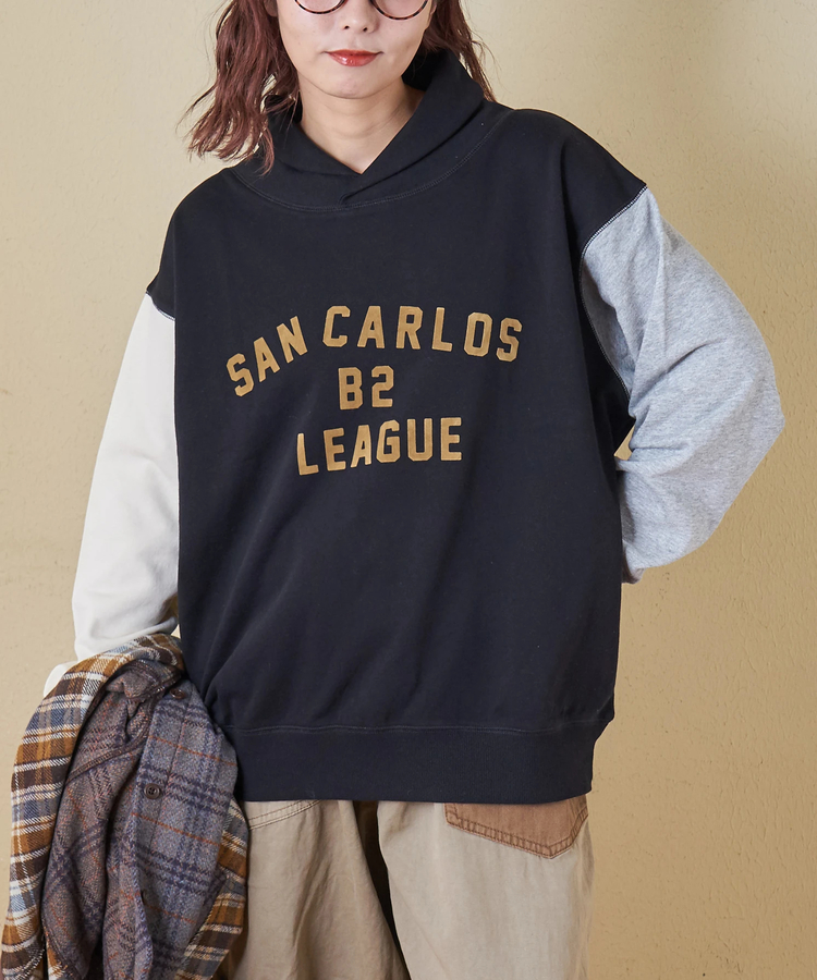 CUBE SUGAR(キューブシュガー) |【秋冬新作】30/10裏毛 ショールカラー プルオーバー スウェット