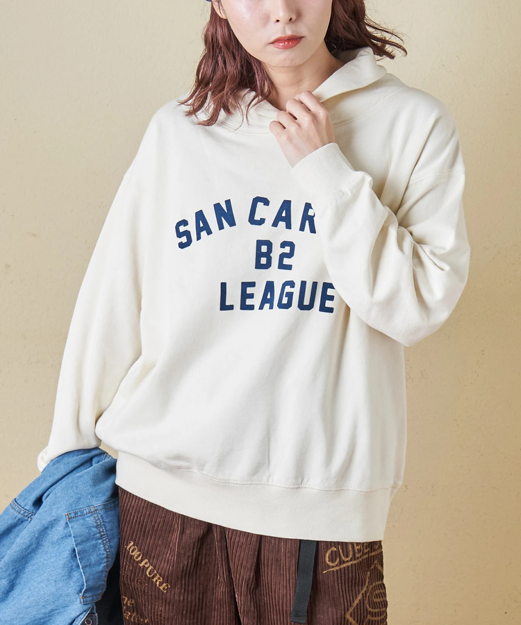 CUBE SUGAR(キューブシュガー) |【秋冬新作】30/10裏毛 ショールカラー プルオーバー スウェット