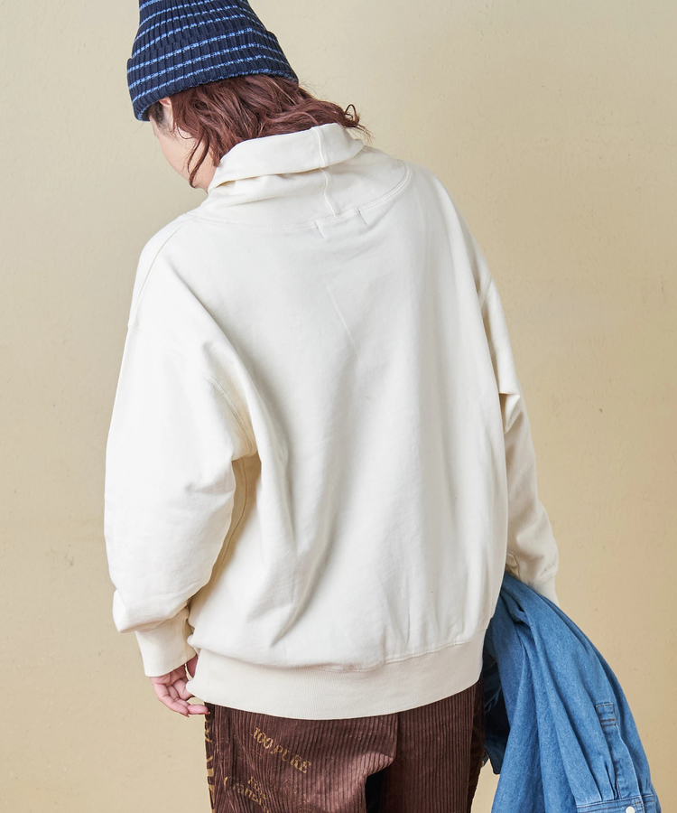 CUBE SUGAR(キューブシュガー) |【秋冬新作】30/10裏毛 ショールカラー プルオーバー スウェット