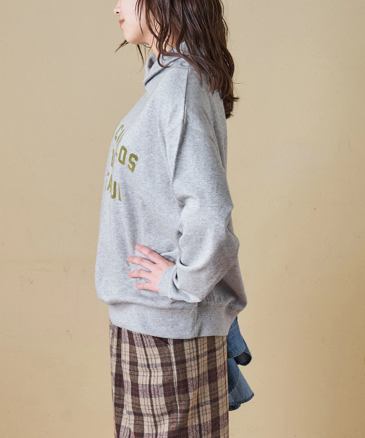 CUBE SUGAR(キューブシュガー) |【秋冬新作】30/10裏毛 ショールカラー プルオーバー スウェット