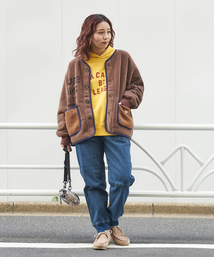 CUBE SUGAR(キューブシュガー) |【秋冬新作】30/10裏毛 ショールカラー プルオーバー スウェット