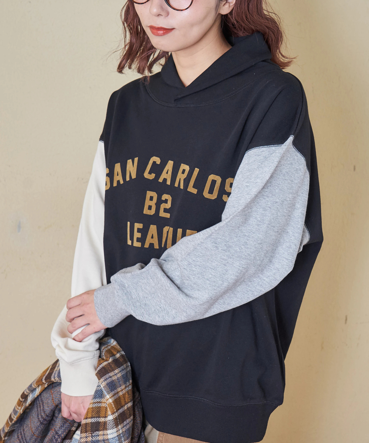 CUBE SUGAR(キューブシュガー) |【秋冬新作】30/10裏毛 ショールカラー プルオーバー スウェット