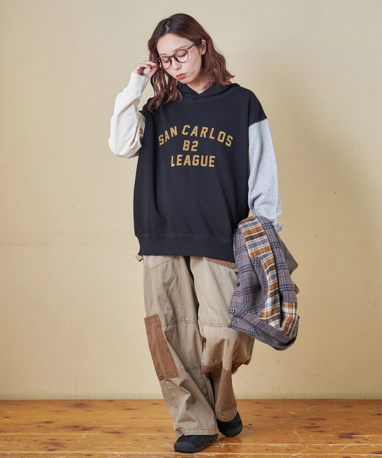 CUBE SUGAR(キューブシュガー) |【秋冬新作】30/10裏毛 ショールカラー プルオーバー スウェット