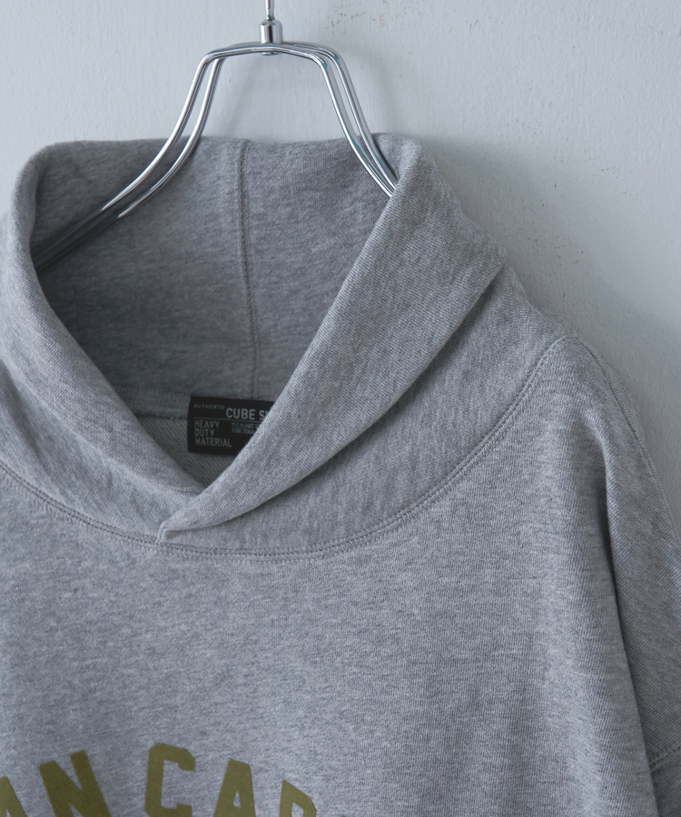 CUBE SUGAR(キューブシュガー) |【秋冬新作】30/10裏毛 ショールカラー プルオーバー スウェット