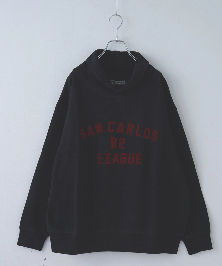 CUBE SUGAR(キューブシュガー) |【秋冬新作】30/10裏毛 ショールカラー プルオーバー スウェット