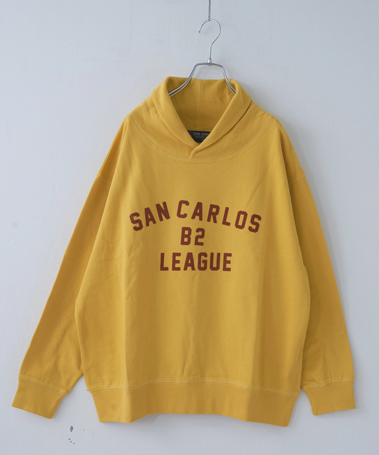 CUBE SUGAR(キューブシュガー) |【秋冬新作】30/10裏毛 ショールカラー プルオーバー スウェット