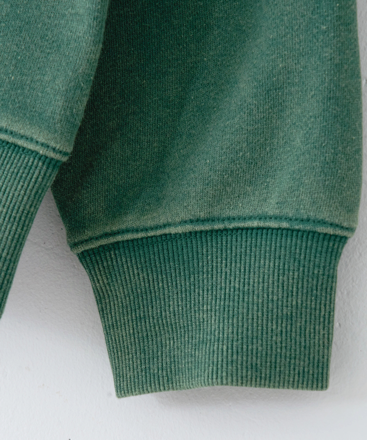 CUBE SUGAR(キューブシュガー) |【秋冬新作】CVC裏毛 パウダー加工 スウェット ラグラン トレーナー