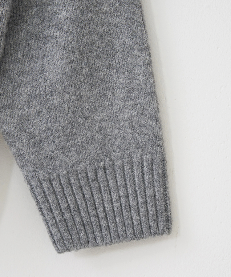 CUBE SUGAR(キューブシュガー) |【秋冬新作】リサイクル ニット アニマル柄 ジャガード プルオーバー