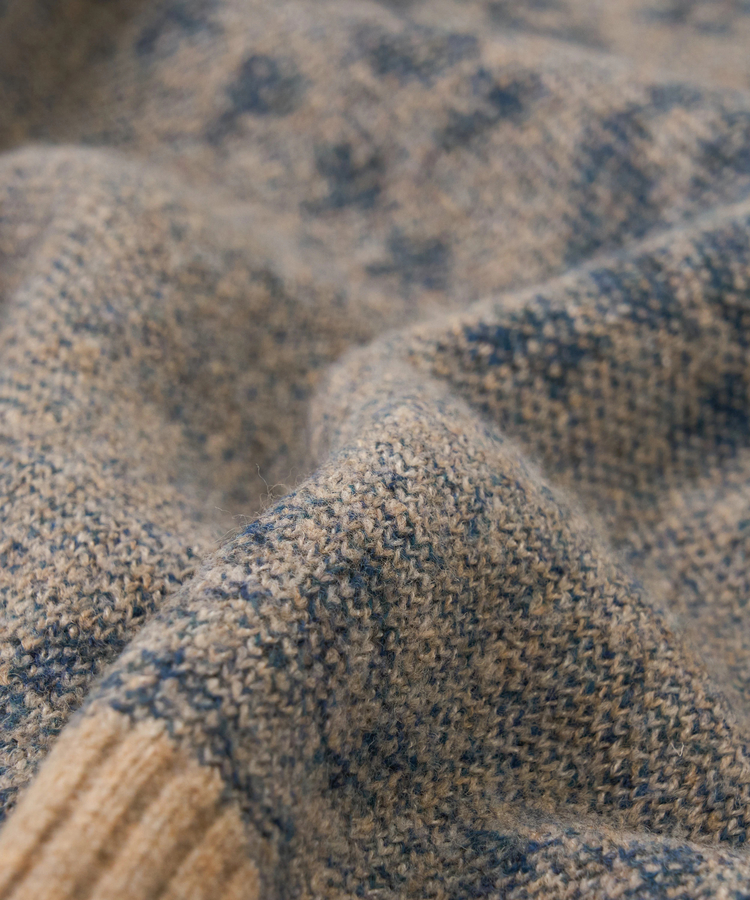 CUBE SUGAR(キューブシュガー) |【秋冬新作】リサイクル ニット ペイズリー柄 ジャガード プルオーバー