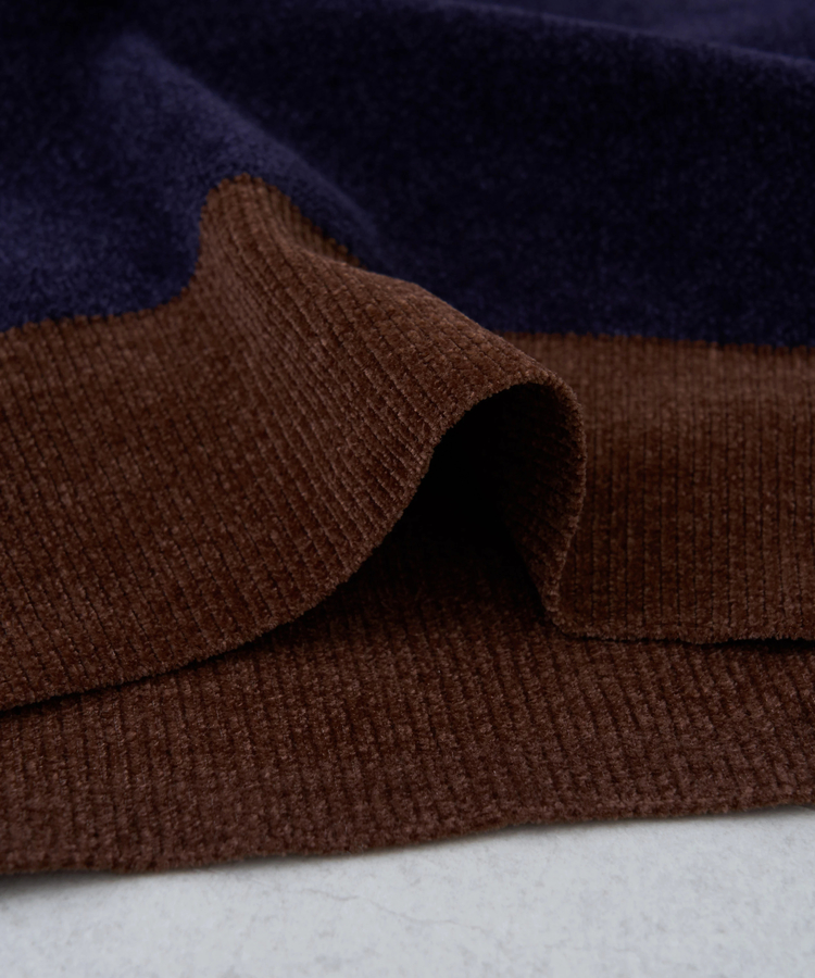 CUBE SUGAR(キューブシュガー) |【秋冬新作】モールヤーン ニット ロゴプリント プルオーバー