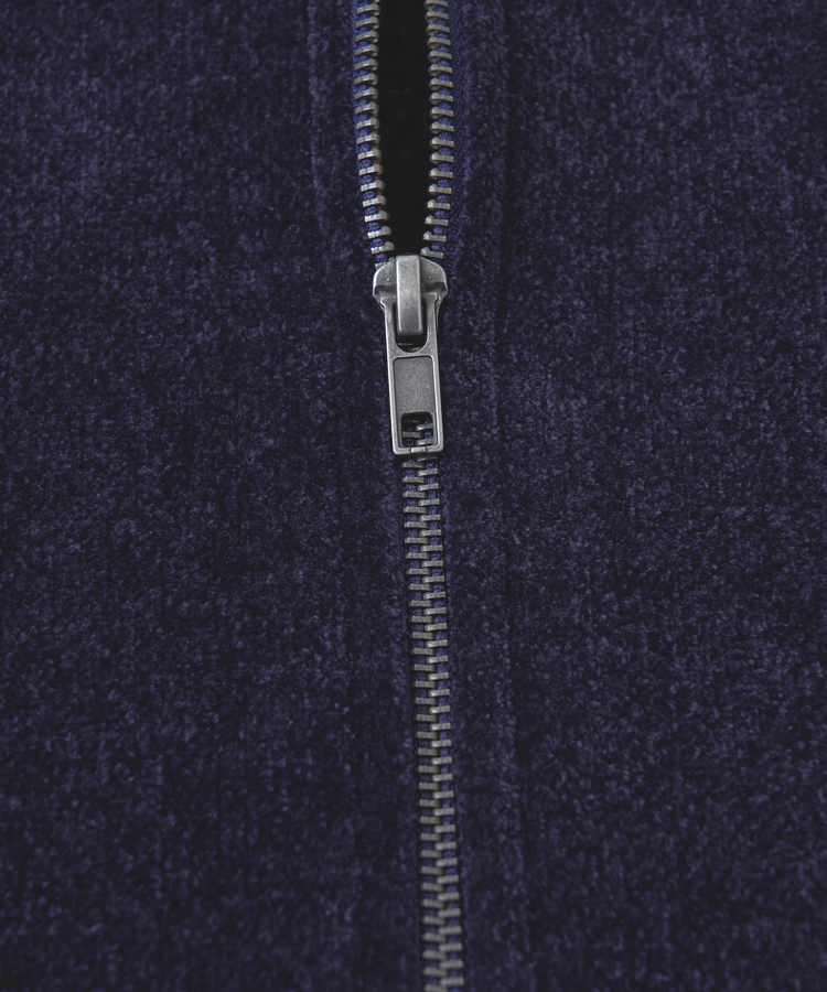 CUBE SUGAR(キューブシュガー) |【秋冬新作】モールヤーン ニット ライン入り トラックジャケット