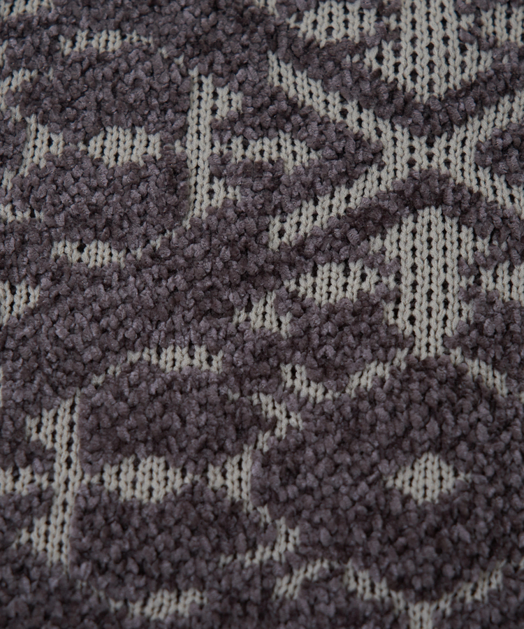 CUBE SUGAR(キューブシュガー) |【秋冬新作】モール ジャガード ニット Vネック ベスト