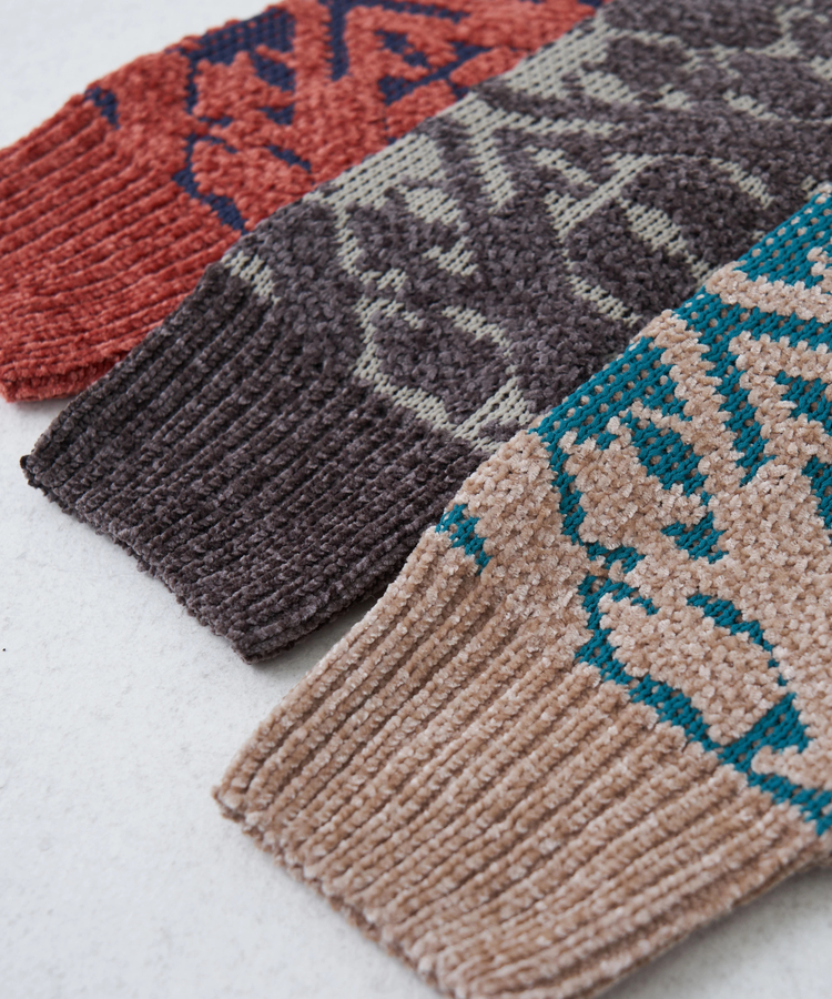 CUBE SUGAR(キューブシュガー) |【秋冬新作】モール ジャガード ニット ラグラン プルオーバー