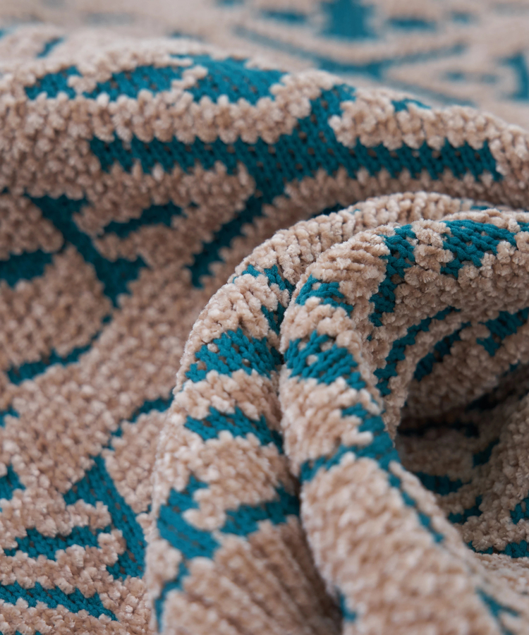 CUBE SUGAR(キューブシュガー) |【秋冬新作】モール ジャガード ニット ラグラン プルオーバー