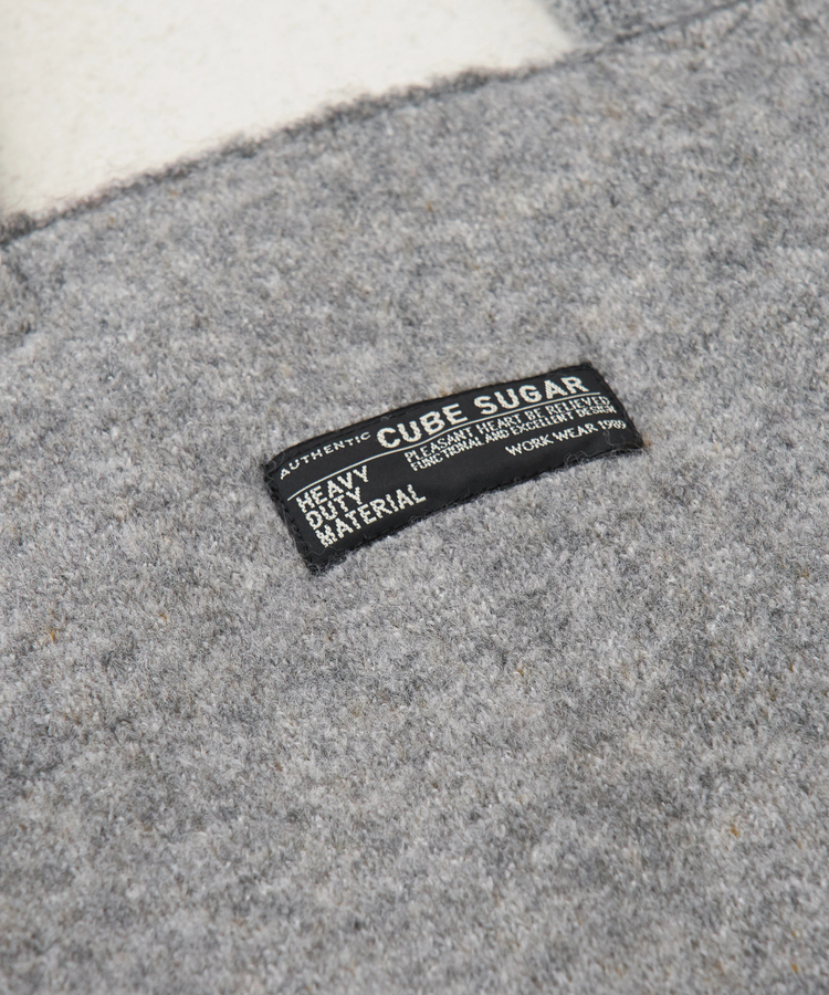 CUBE SUGAR(キューブシュガー) |【秋冬新作】リサイクル ニット アニマル柄 ジャガード トートバッグ