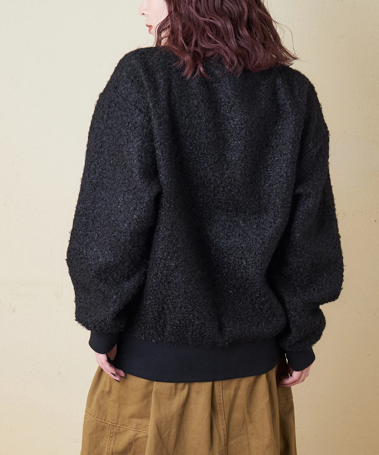 CUBE SUGAR(キューブシュガー) |【冬新作】プードルファー クルーネック プルオーバー