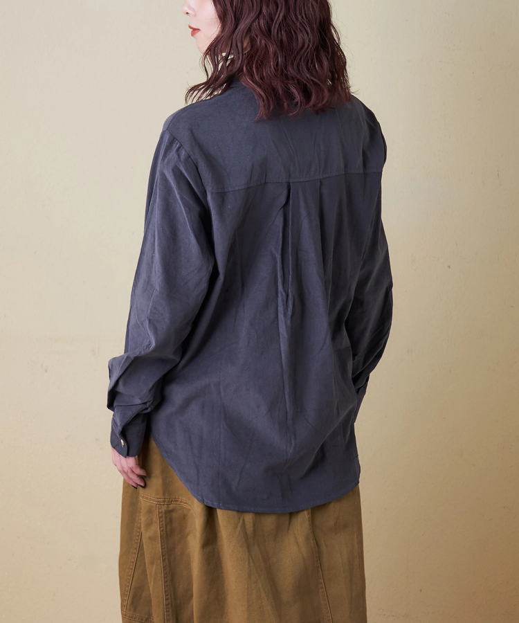 CUBE SUGAR(キューブシュガー) |【秋冬新作】細コーデュロイ レギュラー シャツ