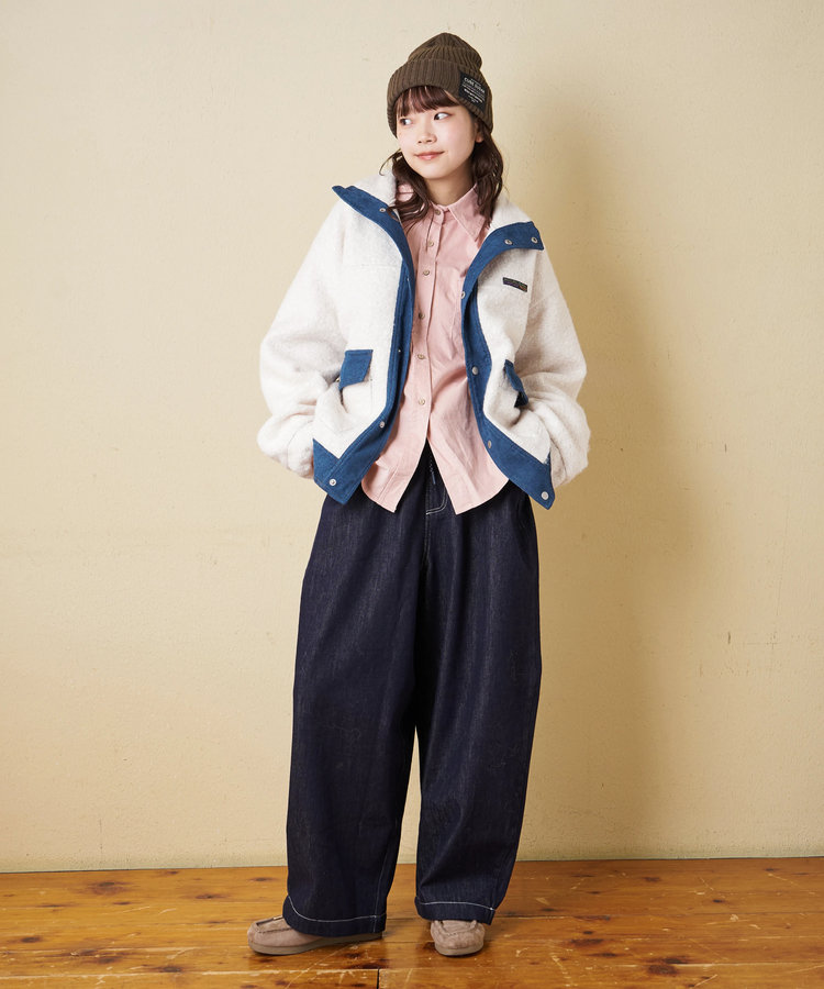 CUBE SUGAR(キューブシュガー) |【秋冬新作】細コーデュロイ レギュラー シャツ