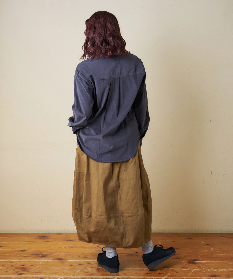 CUBE SUGAR(キューブシュガー) |【秋冬新作】微起毛 ツイル バルーン スカート