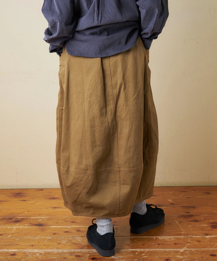 CUBE SUGAR(キューブシュガー) |【秋冬新作】微起毛 ツイル バルーン スカート