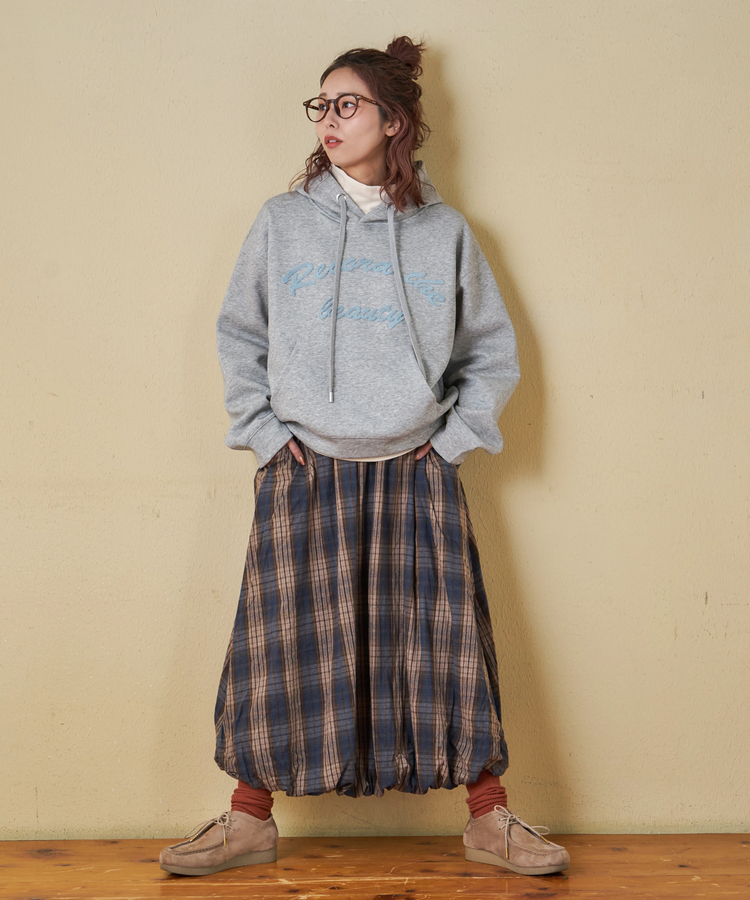 CUBE SUGAR(キューブシュガー) |【秋冬新作】チェック バルーンスカート