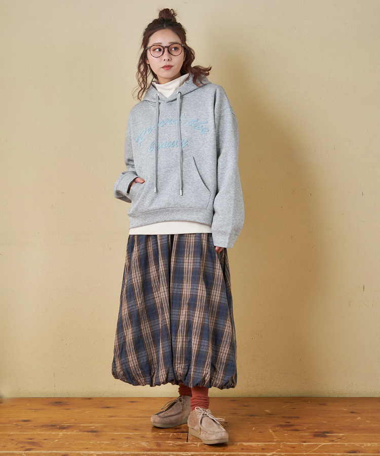 CUBE SUGAR(キューブシュガー) |【秋冬新作】チェック バルーンスカート