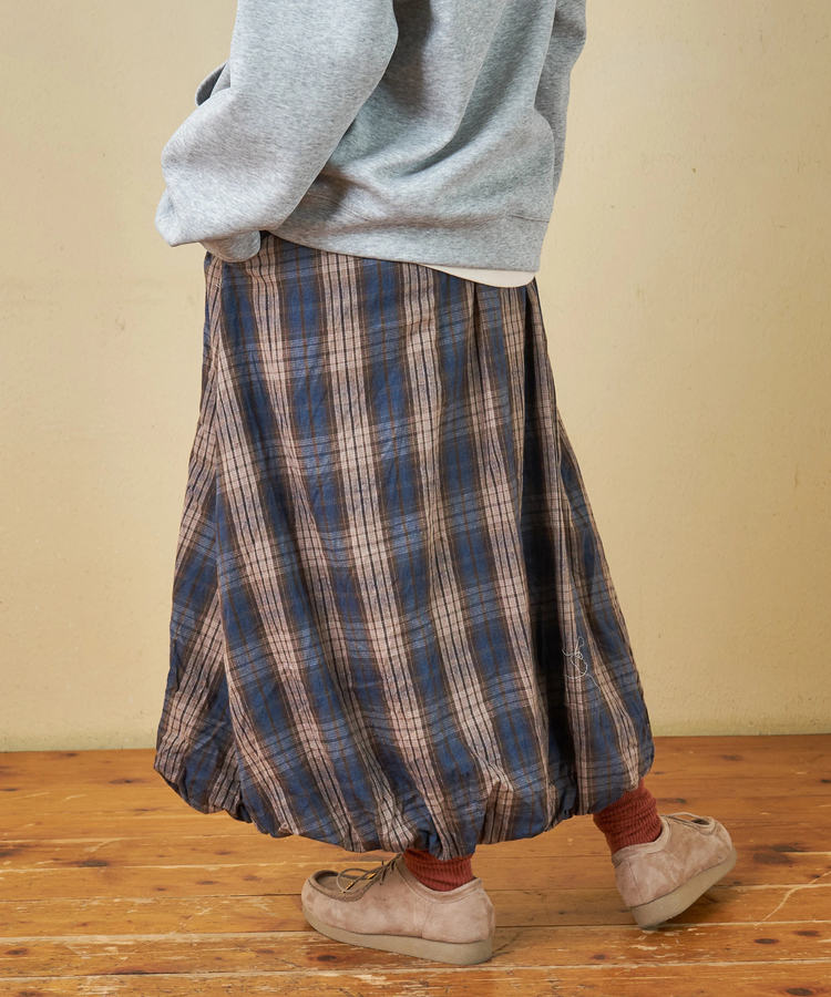 CUBE SUGAR(キューブシュガー) |【秋冬新作】チェック バルーンスカート