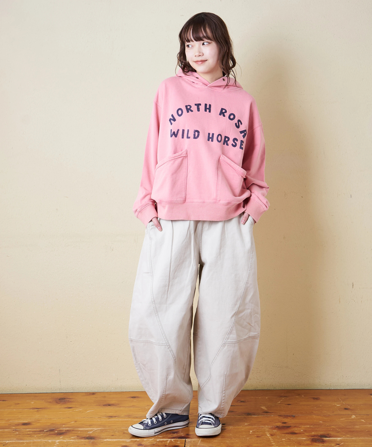 CUBE SUGAR(キューブシュガー) |【秋冬新作】微起毛 ツイル バルーン パンツ