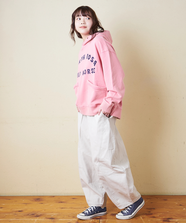 CUBE SUGAR(キューブシュガー) |【秋冬新作】微起毛 ツイル バルーン パンツ