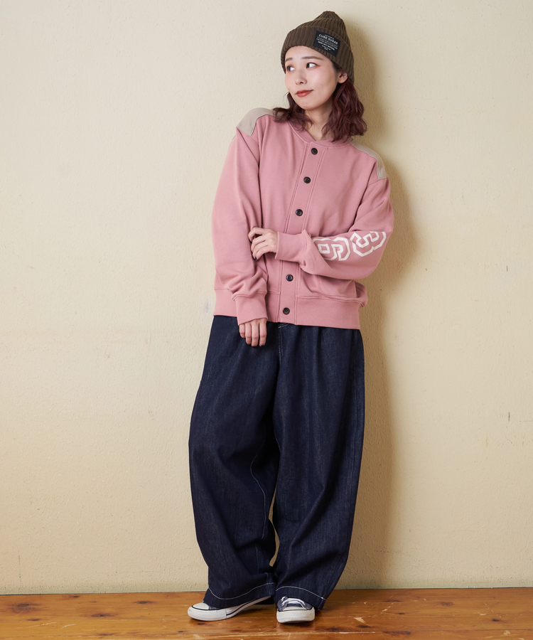 CUBE SUGAR(キューブシュガー) |【冬新作】デニム ワイド イージーパンツ