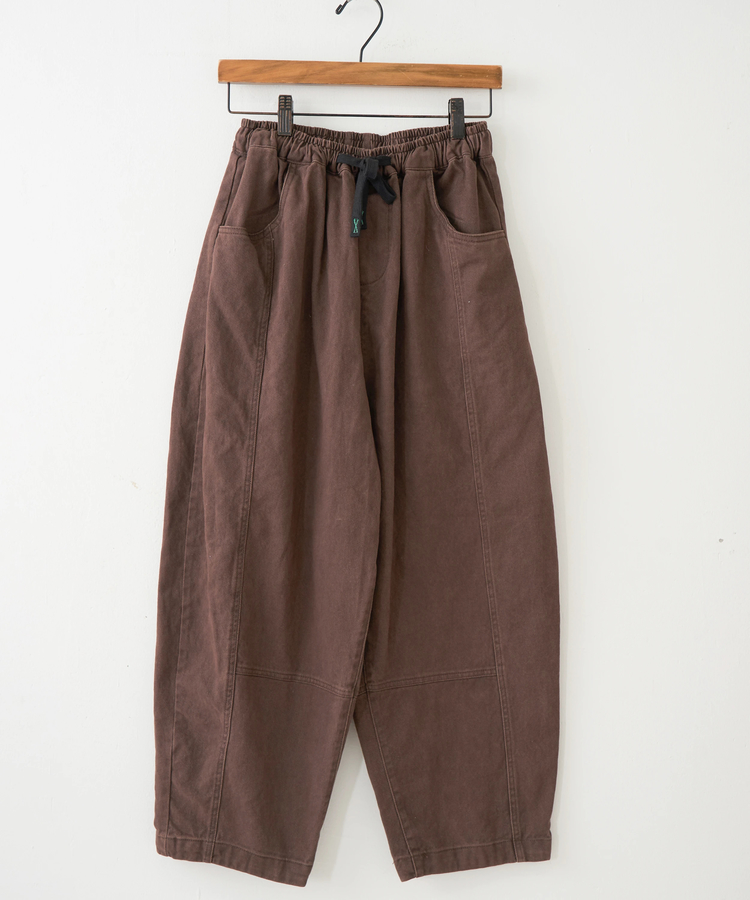 CUBE SUGAR(キューブシュガー) |【秋冬新作】ピーチツイル 立体 ポケット バルーンパンツ