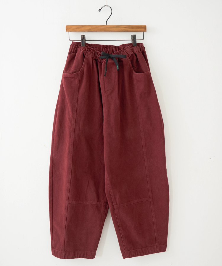 CUBE SUGAR(キューブシュガー) |【秋冬新作】ピーチツイル 立体 ポケット バルーンパンツ