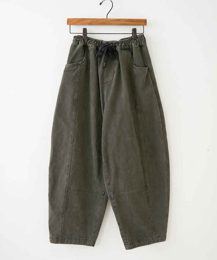 CUBE SUGAR(キューブシュガー) |【秋冬新作】ピーチツイル 立体 ポケット バルーンパンツ