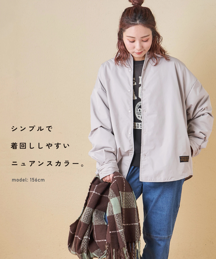 CUBE SUGAR(キューブシュガー) |【秋冬新作】エコダウン シャツ ブルゾン