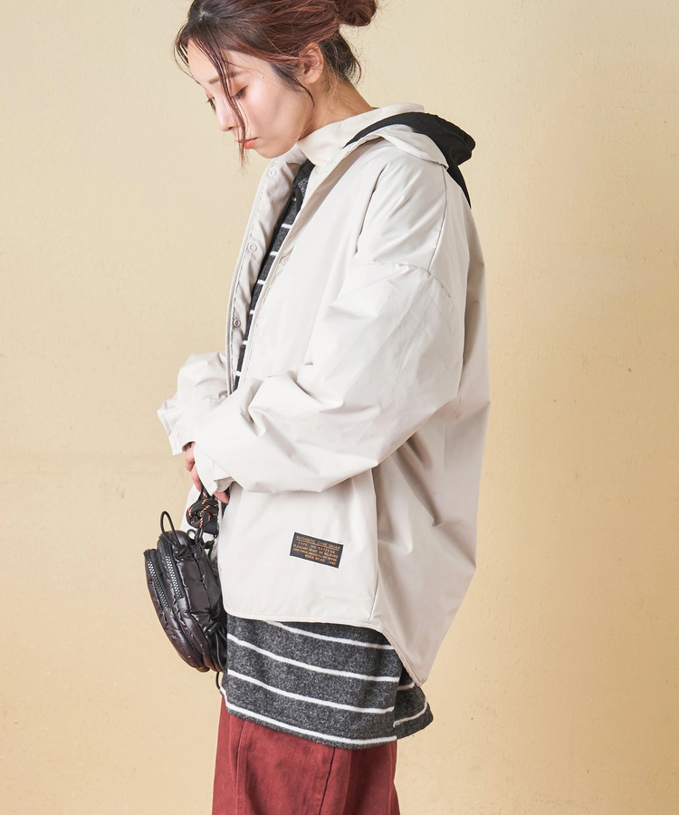 CUBE SUGAR(キューブシュガー) |【秋冬新作】エコダウン シャツ ブルゾン