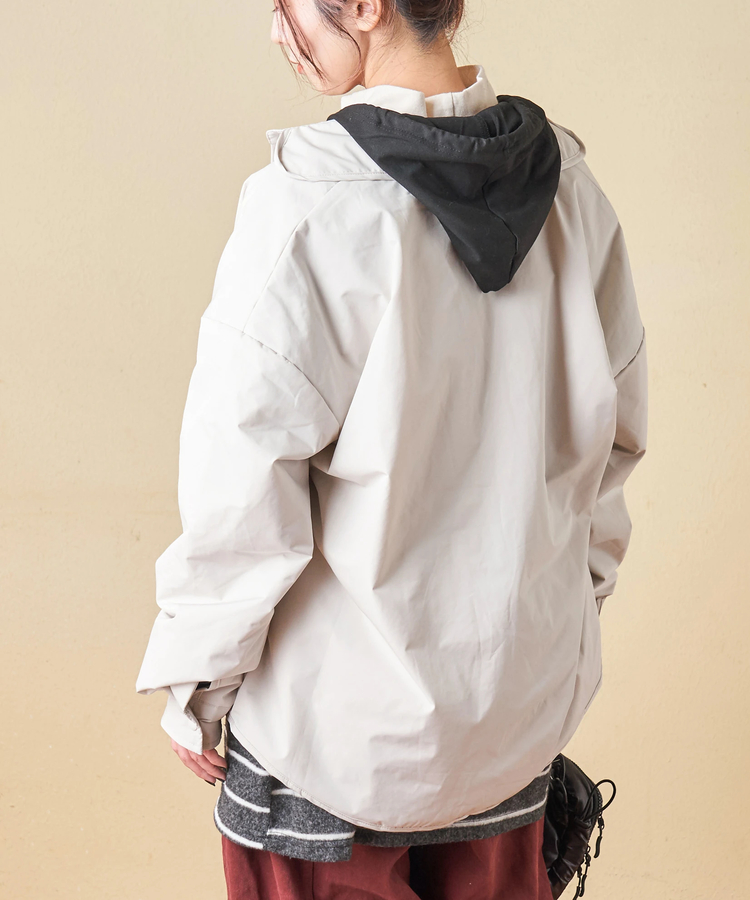 CUBE SUGAR(キューブシュガー) |【秋冬新作】エコダウン シャツ ブルゾン