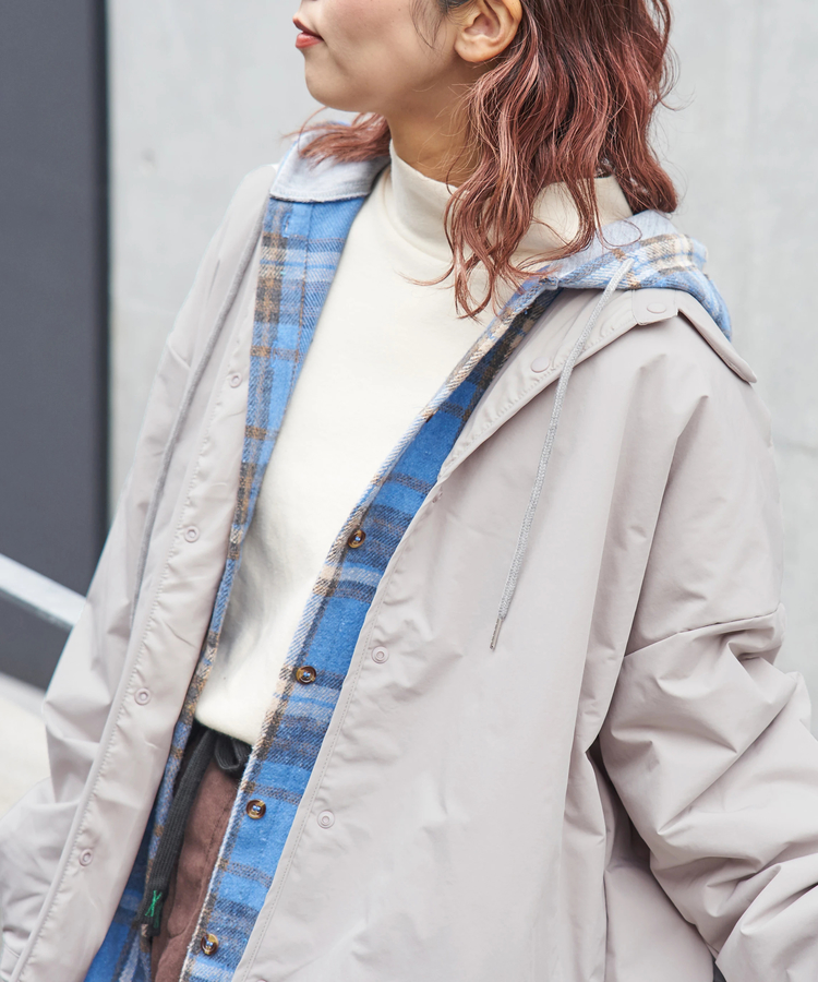 CUBE SUGAR(キューブシュガー) |【秋冬新作】エコダウン シャツ ブルゾン